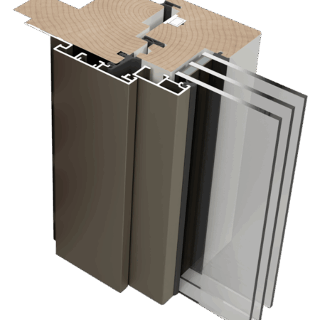 Duet kozijn basis 68mm Afbeelding van render duet kozijn basis 68mm